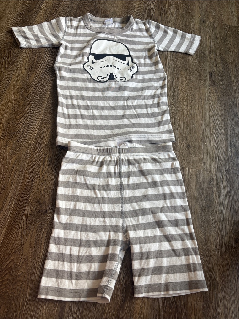 Hanna Andersson Darth Vader Star Wars Grey Stripe Short John’s